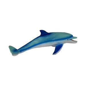 Chesapeake Bay Dolphin Tabletop Decor Carved Wood Look 18" Long Beach Sealife